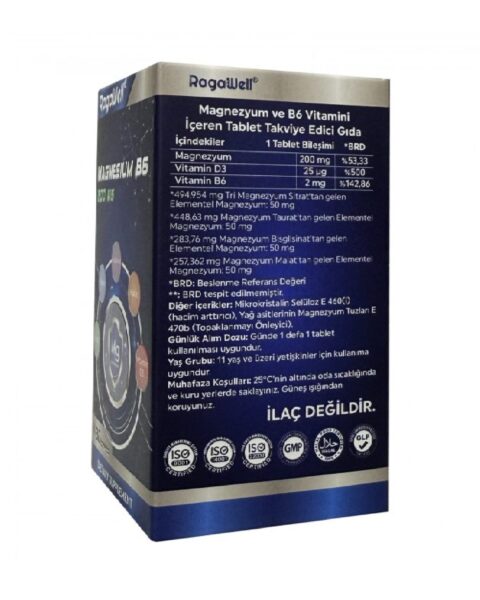Magnesium B6+D3 30 Tablet