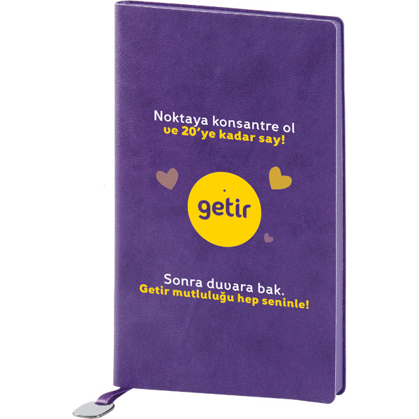PT-195-6.jpg PT-150 Yumuşak Esnek Kapak Tarihsiz Cep Defteri - Görsel 1