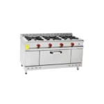 Himaksan 3 Lü Kuzine 3 Ocak 1 Fırın Gazlı Lpg Li 150X60X85 HMK-KZG 1560 5514