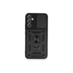 Samsung Galaxy A54 5g Kılıf Pars Lens Yüzüklü Silikon - Siyah