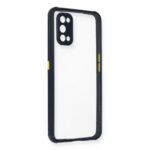 Realme 7 Pro Kılıf Miami Şeffaf Silikon - Lacivert