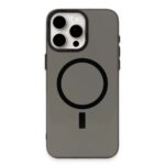 Apple İphone 15 Pro Kılıf Anka Pc Magneticsafe Sert Metal Kapak - Siyah