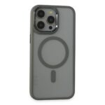 Apple İphone 15 Pro Max Kılıf Room Magneticsafe Silikon - Gri