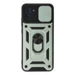 Samsung Galaxy A03 Kılıf Pars Lens Yüzüklü Silikon - Yeşil