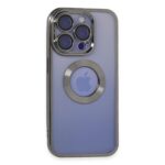 Apple İphone 15 Pro Kılıf Slot Silikon - Titan Gri