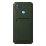 Xiaomi Redmi 9c Kılıf Kelvin Kartvizitli Silikon - Koyu Yeşil