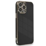 Apple İphone 15 Pro Kılıf Volet Silikon - Siyah