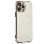 Apple İphone 15 Pro Kılıf Volet Silikon - Beyaz