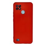 Realme C21 Kılıf Nano İçi Kadife Silikon - Kırmızı