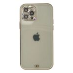 Apple İphone 12 Pro Max Kılıf Liva Taşlı Silikon - Beyaz