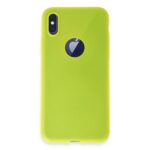 Apple İphone X Kılıf First Silikon - Parlak Sarı