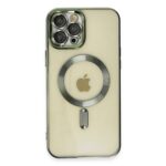 Apple İphone 12 Pro Max Kılıf Kross Magneticsafe Kapak - Koyu Yeşil