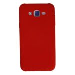 Samsung Galaxy J7 Kılıf Nano İçi Kadife Silikon - Kırmızı