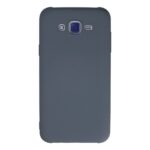 Samsung Galaxy J7 Kılıf Nano İçi Kadife Silikon - Gri