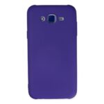 Samsung Galaxy J7 Kılıf Nano İçi Kadife Silikon - Mor