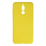 Huawei Mate 10 Lite Kılıf Nano İçi Kadife Silikon - Sarı