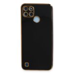 Realme C25y Kılıf Volet Silikon - Siyah