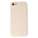 Apple İphone 7 Kılıf First Silikon - Krem