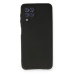 Samsung Galaxy A22 Kılıf First Silikon - Siyah