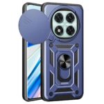 Xiaomi Redmi Note 14 Pro 5g Kılıf Pars Lens Yüzüklü Silikon - Lacivert