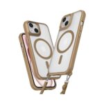 Apple İphone 15 Plus Kılıf Enka Magsafe Silikon Kılıf - Desert