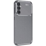 Samsung Galaxy A16 5g Kılıf Auto Focus Karbon Kapak - Gri