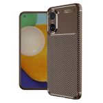 Xiaomi Poco X7 Pro Kılıf Auto Focus Karbon Kapak - Kahverengi