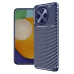 Tecno Spark 30 Pro Kılıf Auto Focus Karbon Kapak - Lacivert