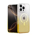 Apple İphone 16 Pro Pummel Shiny Magsafe Kapak - Gold