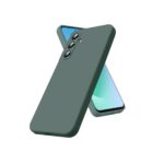 Samsung Galaxy S25 Fe Nano İçi Kadife Silikon - Koyu Yeşil