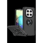 Xiaomi Redmi Note 15 Pro 5g Montreal Yüzüklü Silikon Kapak - Siyah