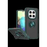 Xiaomi Redmi Note 15 4g Montreal Yüzüklü Silikon Kapak - Yeşil