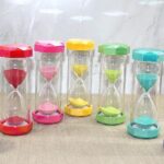 Plastik Çerceveli Renkli 15 Dk Kumsaati Alk4564