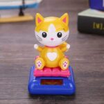 Güneş Enerjili Solar Sallanan Kedi
