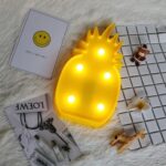 Led Işıklı Ananas Gece Lambası