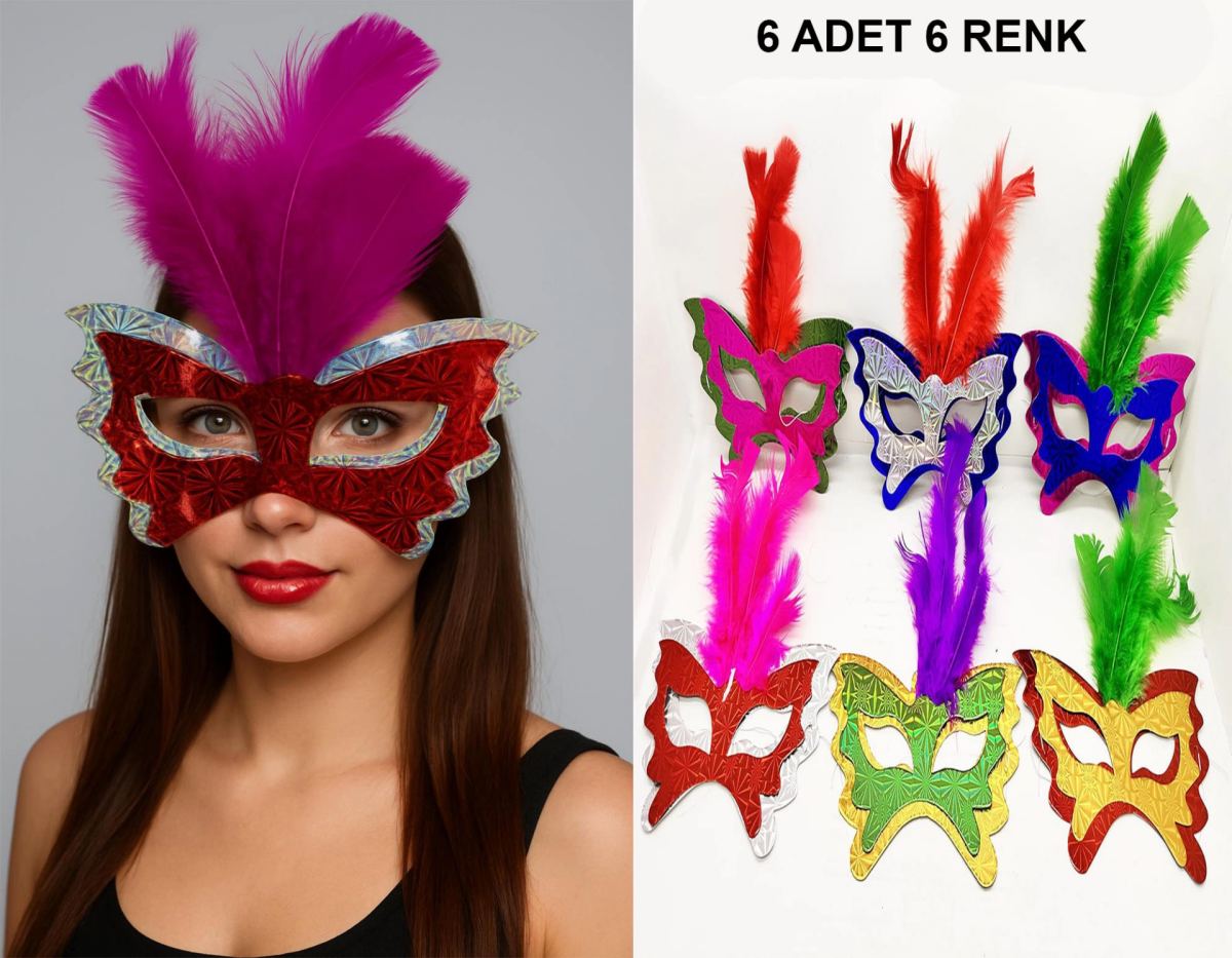 mdn-sm0010k-smr-e169_renkli-parti-maskesi-639li-tuylu-karton-maske-seti-lastikli-119415036-sw2000sh1555-3gckoxqt Renkli Parti Maskesi 639lı | Tüylü Karton Maske Seti (lastikli) - Görsel 1
