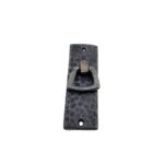 Antika Tarz Dekoratif Pirinç Dik Dövme Mobilya Kulbu - 90x31 Mm, Oksit